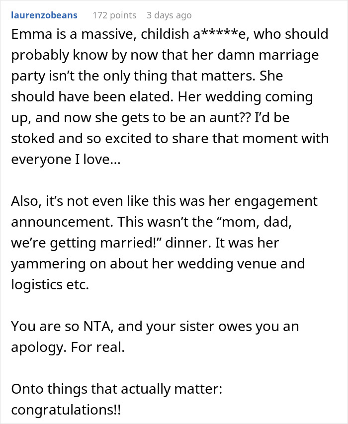 &ldquo;Her Face Had Fallen&rdquo;: Woman Accused Of Stealing Sister&rsquo;s Spotlight With Her News