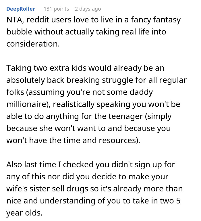 &ldquo;AITA For Telling My Wife We Can Adopt Her Nephews But Not Her Niece?&rdquo;