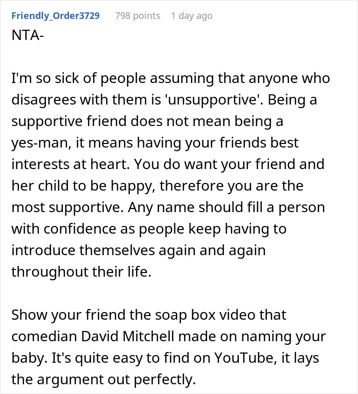 Woman Ignores Friend For A Week Because She's Convinced Her Kids Will Be Bullied For Their Names