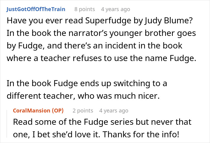 Teacher Refuses To Call Girl By The Name She's Been Using For 3 Years, Parent Asks For Advice