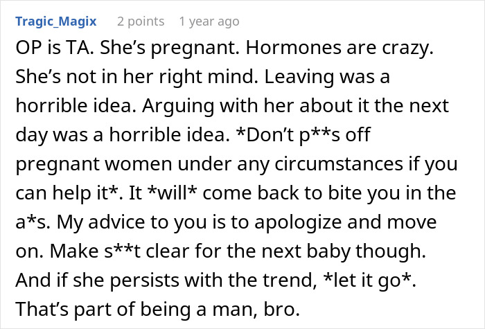 Guy Leaves Instead Of Waiting Around After Wife Bans Him From The Delivery Room, She's Furious