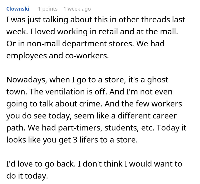 People Unveil The Sad Truth On How Working In Retail Has Changed Since The &rsquo;80s And &rsquo;90s