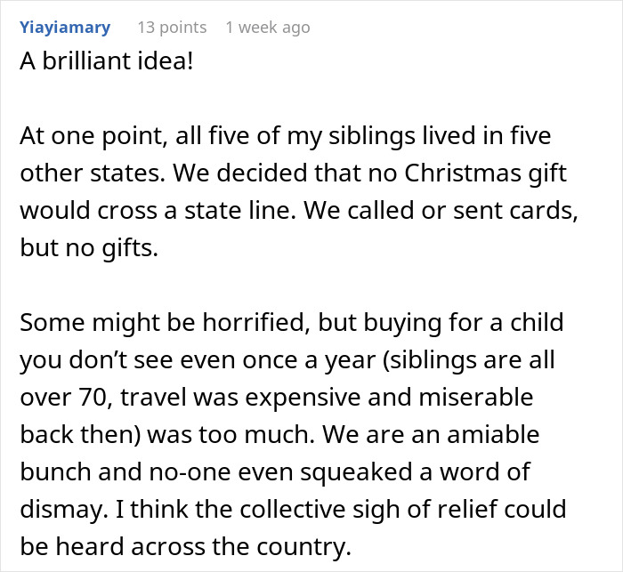 “Gifting In America Has Become Insane”: Woman Shares Her New Gift Strategy For Christmas “Gifting In America Has Become Insane”: Woman Shares Her New Gift Strategy For Christmas