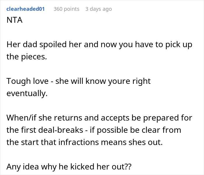 Internet Split After Mom Won't Let Homeless Daughter Move Back In If She Doesn't Meet Her 6 Conditions Internet Split After Mom Won't Let Homeless Daughter Move Back In If She Doesn't Meet Her 6 Conditions