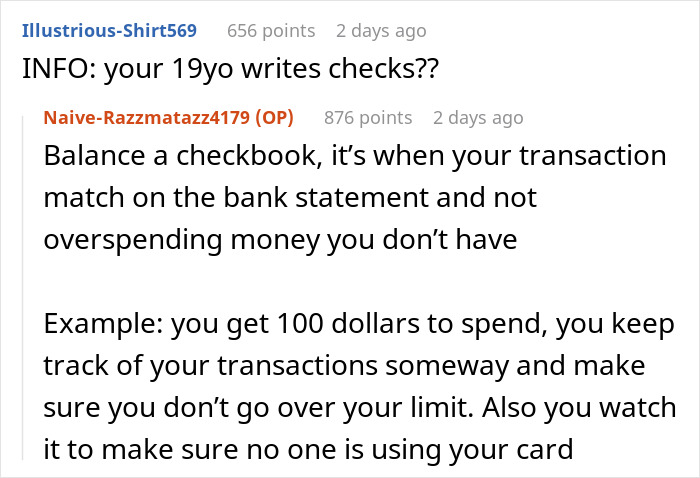 Son Who Couldn’t Even Learn How To Do Laundry Blames Parent After Getting Credit Card Debt At 19