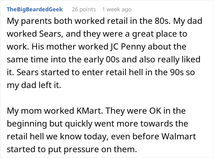 People Unveil The Sad Truth On How Working In Retail Has Changed Since The &rsquo;80s And &rsquo;90s