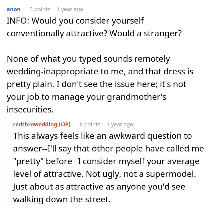 71 Y.O. Bride Accuses Granddaughter Of Upstaging Her, Internet Says She Needs A Reality Check