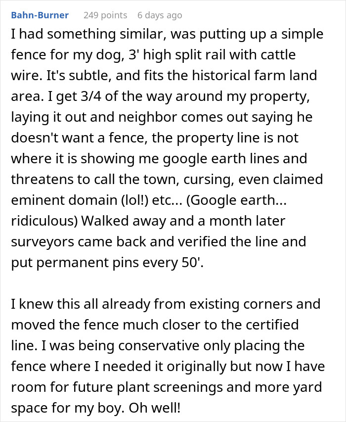 Person Has Enough Of Annoying Neighbor Reporting Them For Every Little Thing, Gets Petty Revenge Person Has Enough Of Annoying Neighbor Reporting Them For Every Little Thing, Gets Petty Revenge