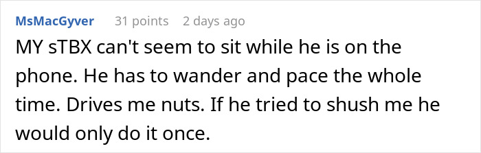 Spouse Is Oblivious They Follow SO Around During Business Calls, Learns Not To The Hard Way