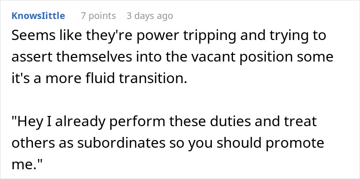 Power-Tripping Karen Acts Like A Coworker Is Her Assistant, Comes To Regret It