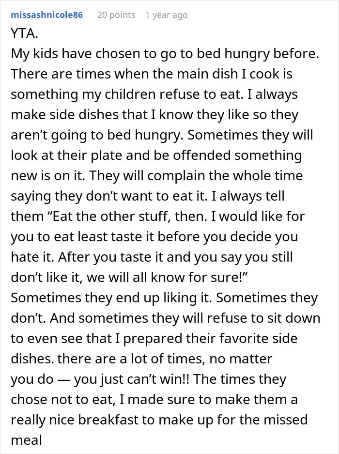 &ldquo;I Could Hear His Tummy Grumble&rdquo;: Mom Asks If She&rsquo;s A Jerk For Sending Kids To Bed Hungry