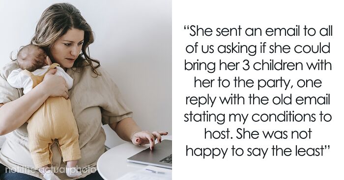 Guy Makes Mom Cry After Not Letting Her Bring Her 3 Kids To A Childfree Christmas Party