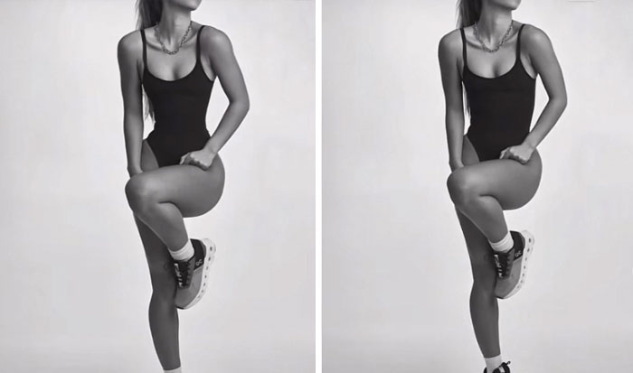 This Girl Has Gained A Huge Following Of Mostly Men And Young Girls Because Of Her Tiny Waist. Recently She Posted Photos From A Photoshoot, Then The Photographer Posted The Originals 