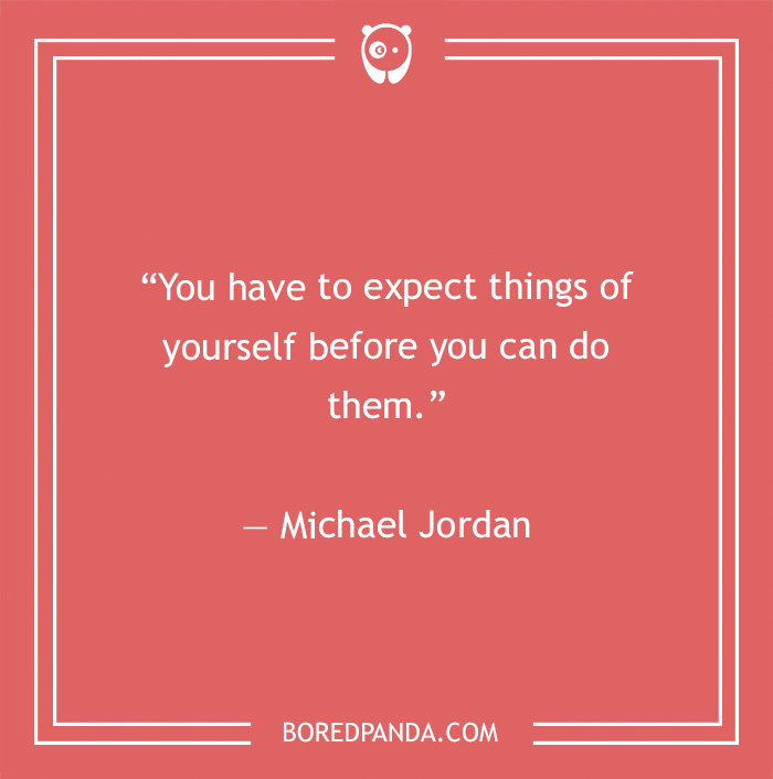 Michael Jordan quote on expectations  - 17