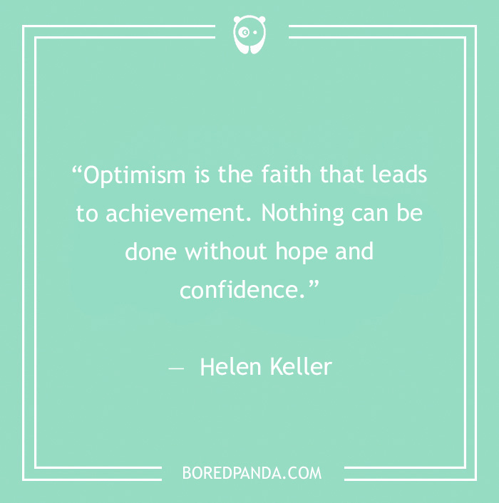  Helen Keller quote on optimism  - 27