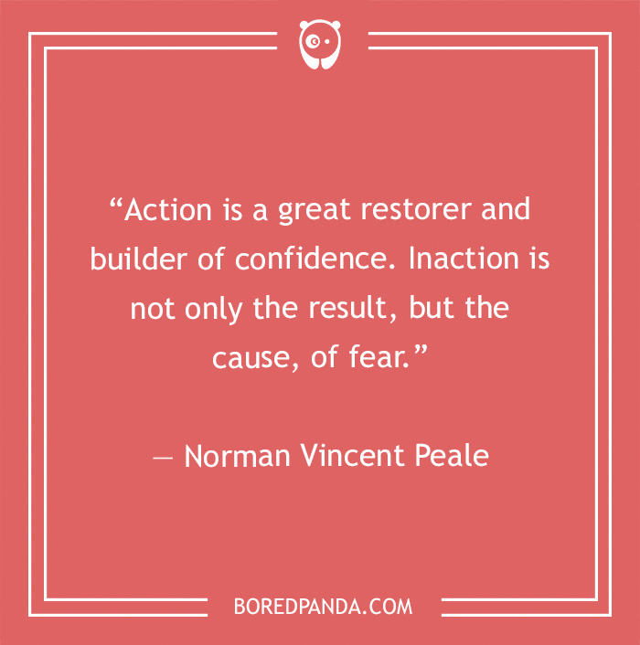 Norman Vincent Peale quote on being active  - 34