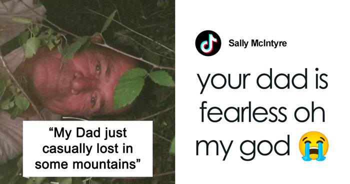 Daughter Worries About Dad Lost In The Mountains, He Sends An Epic Reply While Waiting For Daylight