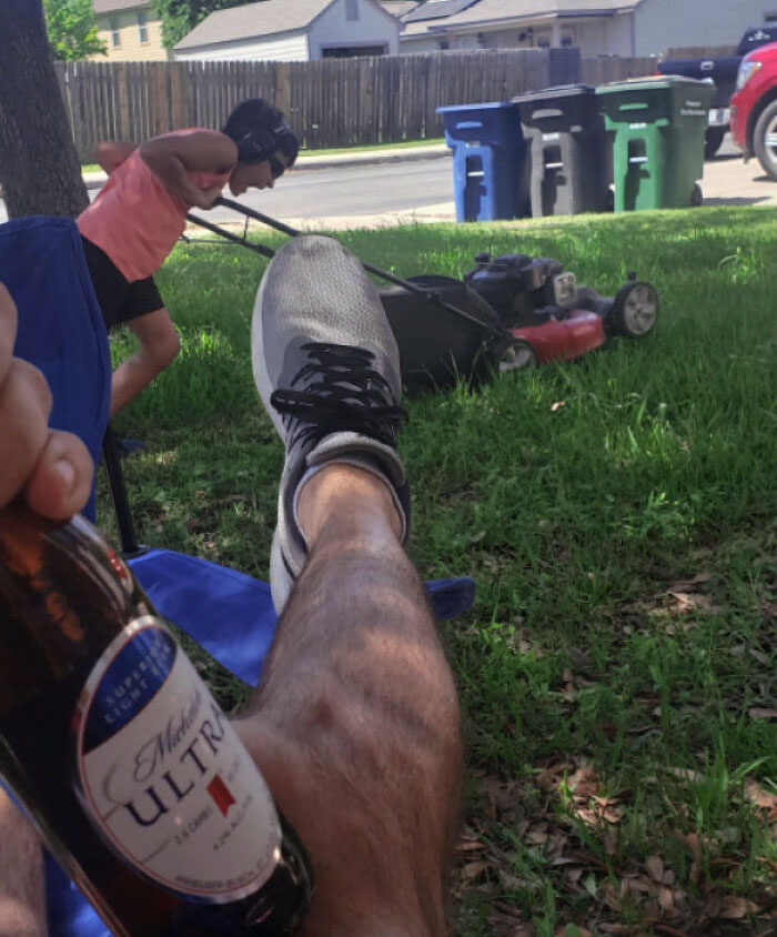 I've Waited For This Moment Since The Day He Was Born. He Gets A Gatorade And The WiFi Password When He's Done