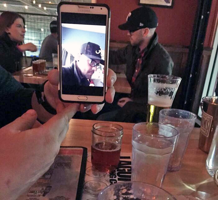 Went To Lagunitas Brewery In Chicago And Saw My Buddy's Doppelganger