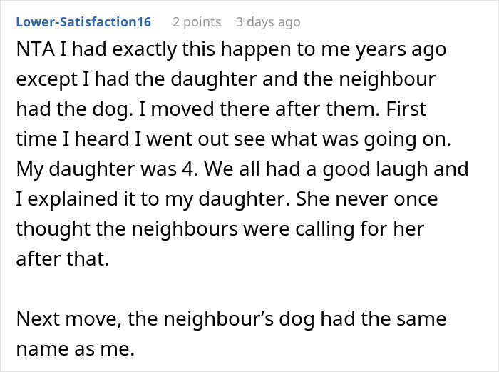 Man Thinks His 2 Y.O. Daughter Deserves Her Name More Than A 6 Y.O. Dog, Demands It Be Changed