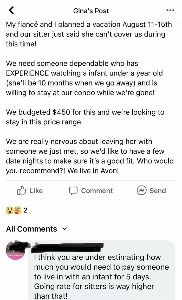 Mom Seeks Stranger For Overnight Childcare Of Baby