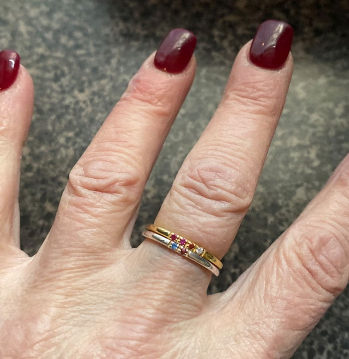 Family Birthstone Ring: A personalized, stylish accessory and fantastic memento of your loved ones.