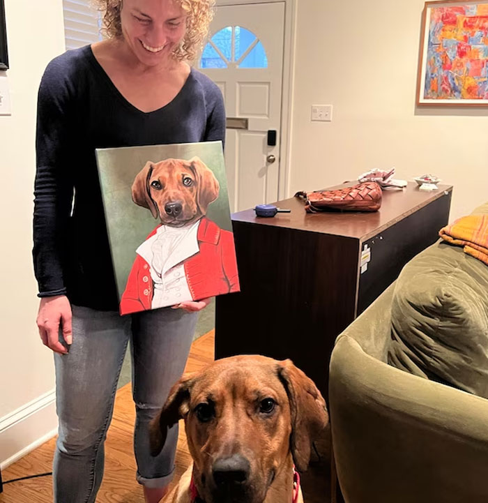 Custom Pet Portrait: Beautifully digital and personalized to capture your pet's unique personality, sure to make a heartfelt gift.