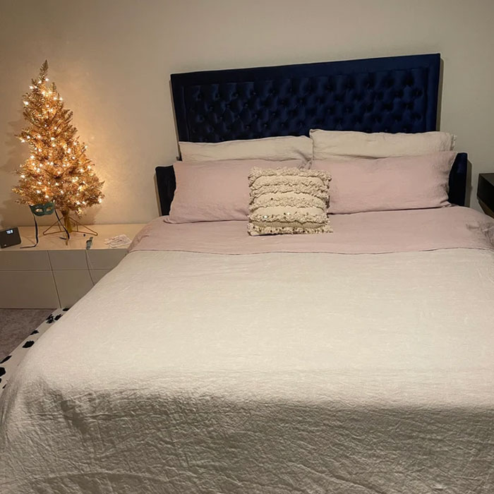 Linen Sheets Set: Providing comfort and enhancing your bedroom's aesthetics, will cradle you in cozy slumber, and remember, every wrinkle is a mark of its unique handmade character.