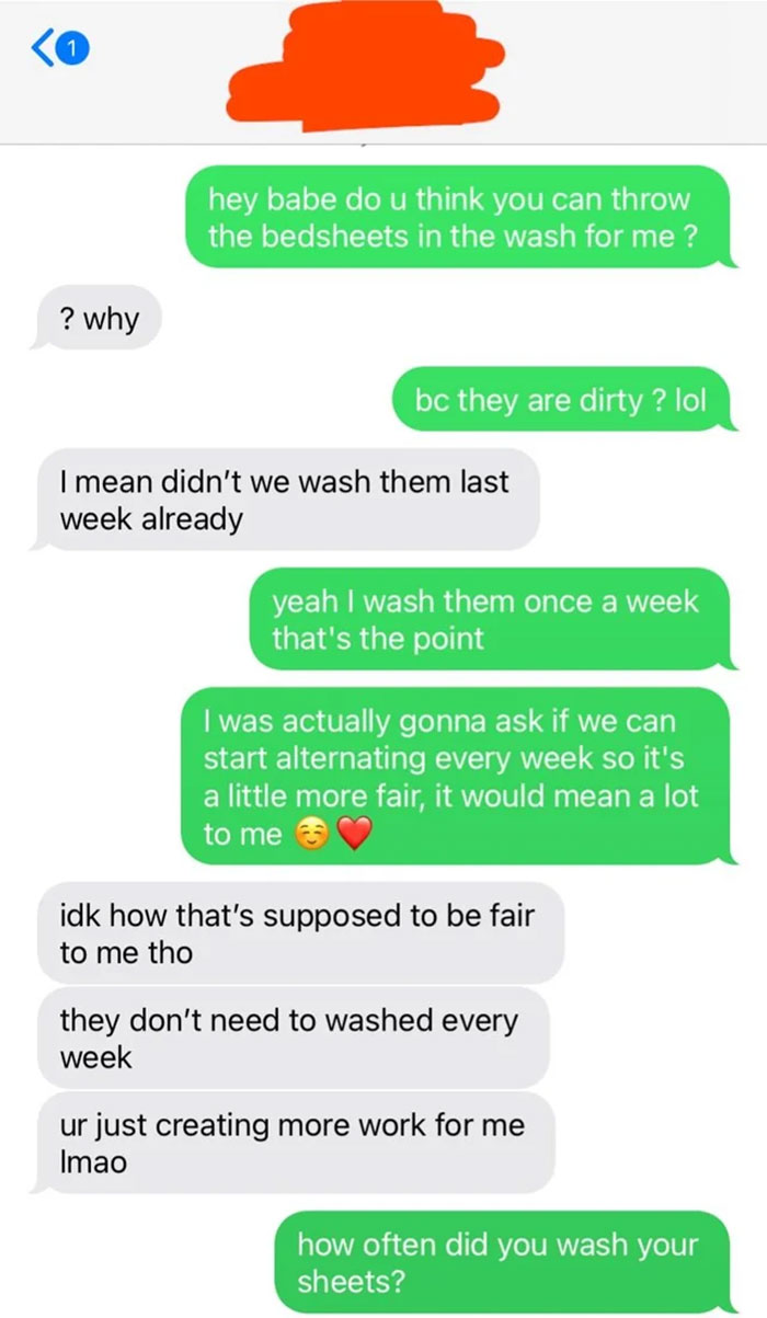 Grossed-Out Woman Shares A Screenshot Of A Chat With BF That Foreshadowed Their Breakup