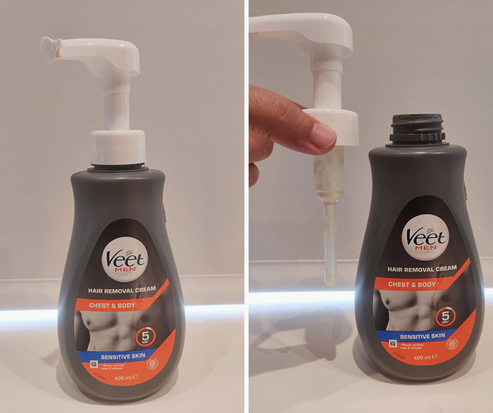 Bote con aplicador inútil