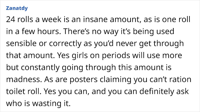 Family Of 4 Goes Through 3 Toilet Paper Rolls Per Day, Mom "Loses The Plot"
