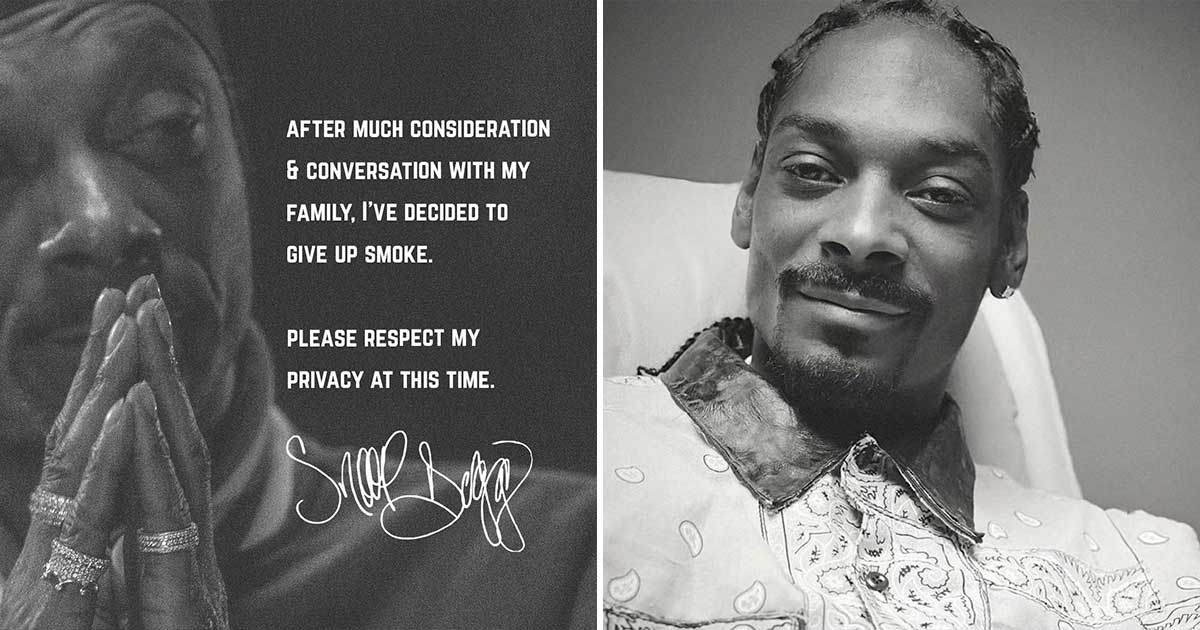Snoop Dogg Fans Worry About His Health After He Announces That He’s Quit Smoking