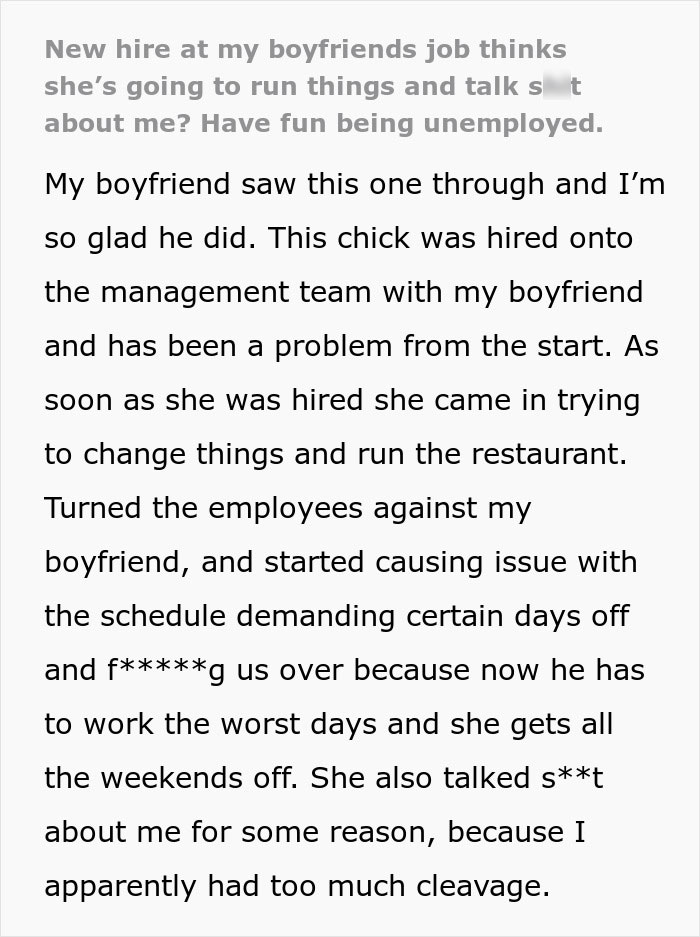 Man Got His Coworker Fired After She Kept Scheduling Him On The Worst Times And Weekends 