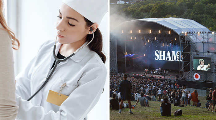 Woman Takes Friend To A Festival Medical Tent To Get Medical Attention, Sparks Huge Discussion