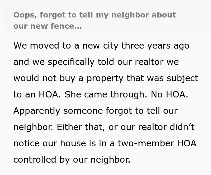 Person Has Enough Of Annoying Neighbor Reporting Them For Every Little Thing, Gets Petty Revenge Person Has Enough Of Annoying Neighbor Reporting Them For Every Little Thing, Gets Petty Revenge