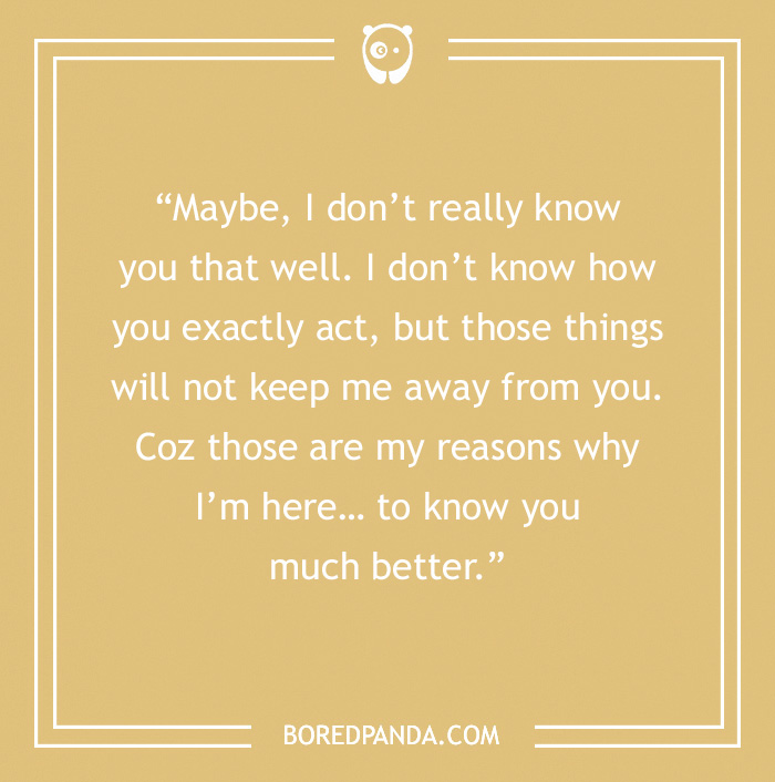 Inspirational friendship message on a beige background with a decorative border.