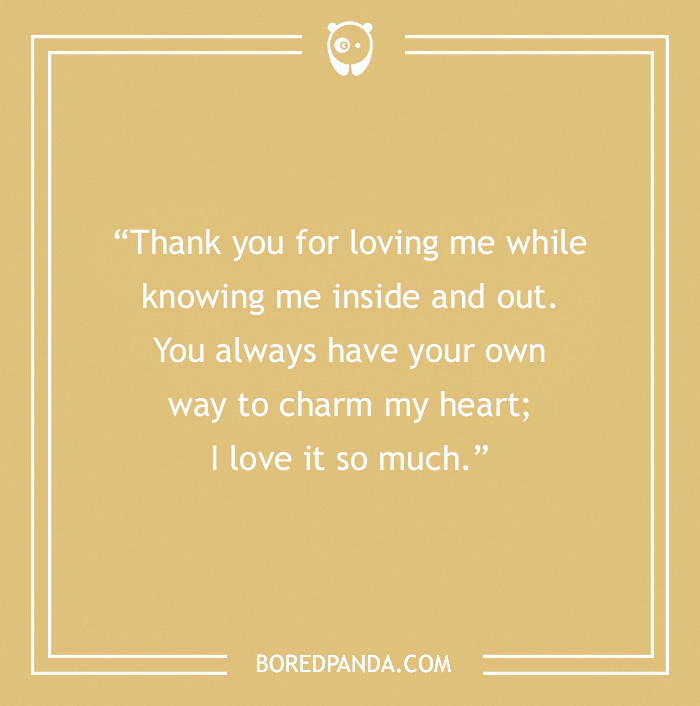 A heartfelt message about love and friendship on a beige background, from boredpanda.com.