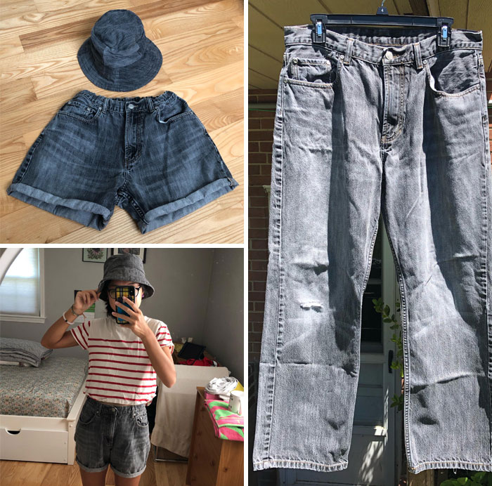 Los viejos vaqueros de mi padre reconvertidos