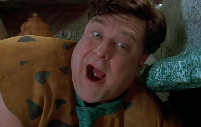 Fred shouting from The Flintstones