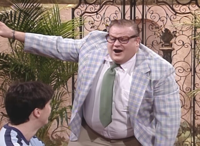 Matt Foley pointing and talking from SNL