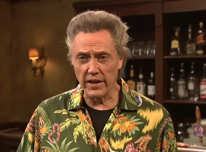 Christopher Walken wearing Hawaii shirt from SNL