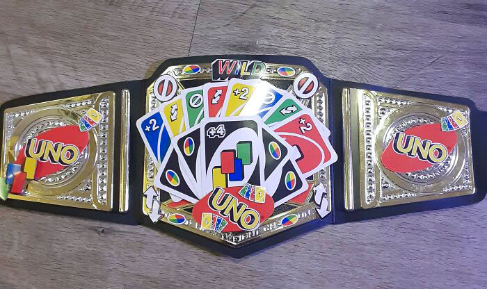 My Mom Made A Uno Belt