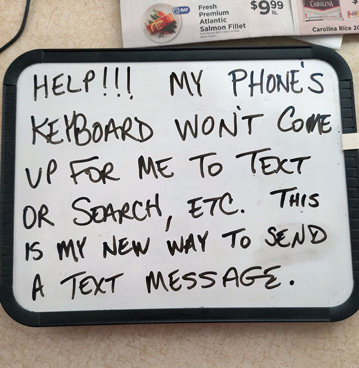 The Picture I Get When My Mom Is Having Issues With Her Phone