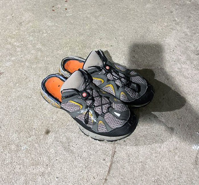 My Dad Just Made These Sneakers-Slippers. I Don't Know To Laugh Or Be In Awe