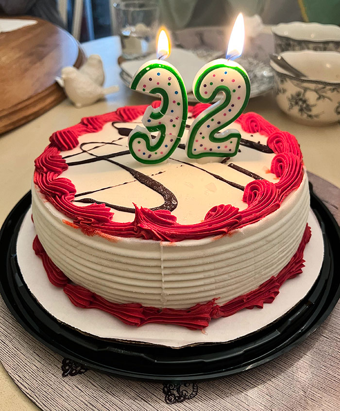My Parents Threw Me A Belated Birthday Party At Their House, And My Mom Was Confident She Had The Correct Candles Before I Showed Up