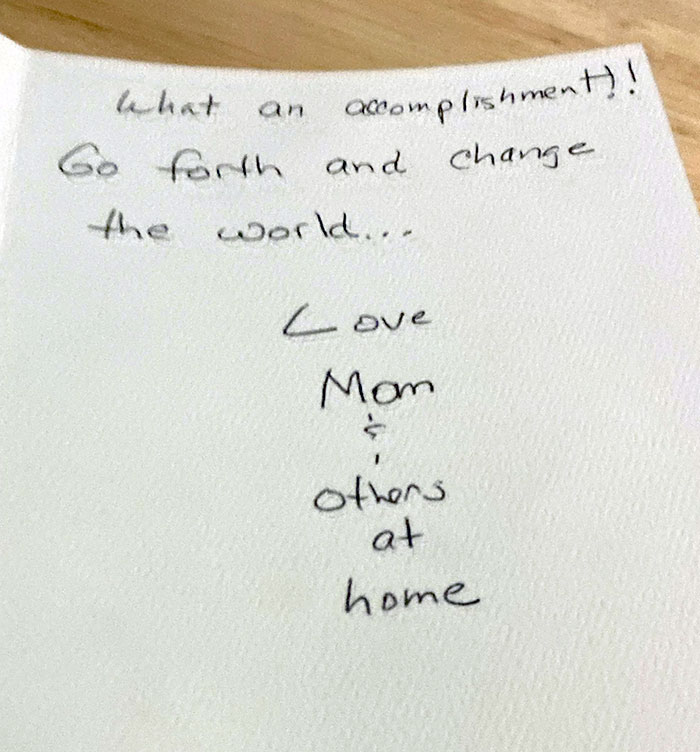 My Mom Stopped Pretending My Dad And Brother Were Signing My Cards