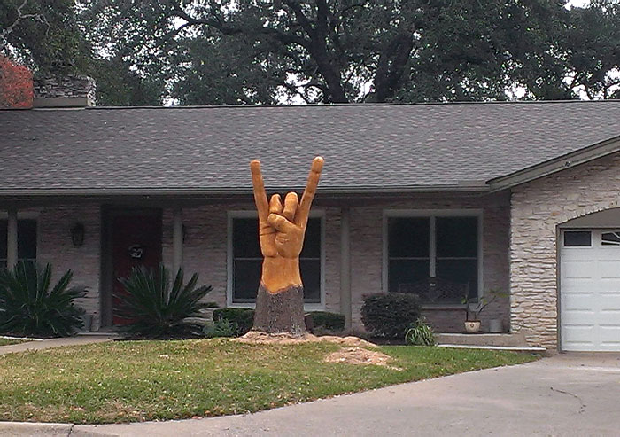 Somebody In My Neighborhood Did This To Their Tree