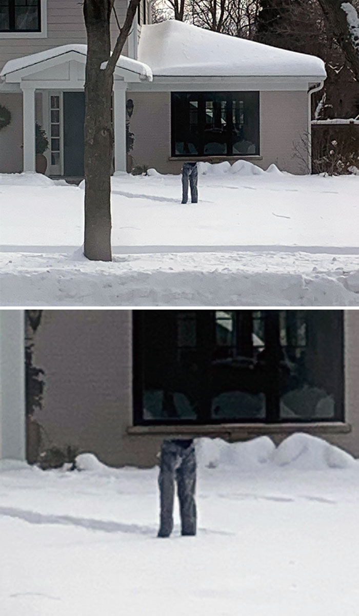 My Neighbors In Illinois Put Wet Pants In Front Of Their House