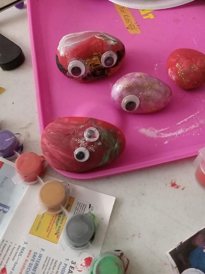 Rock Painting Kit For Kids: Packed with paints, glitter glues, stickers, and more for endless art projects.