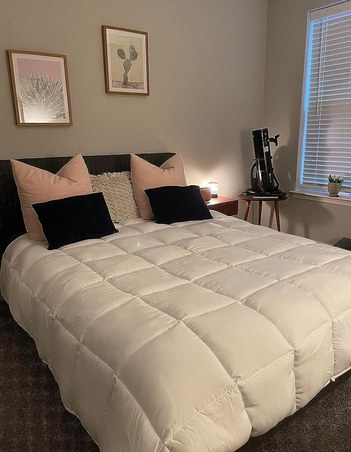  Alternative Comforter And Duvet Insert : The Coziest Gift They Didn't Know They Needed – Ridiculously Plush, Stylish And Machine Washable. Their Bed Will Never Be The Same. Trust Me.